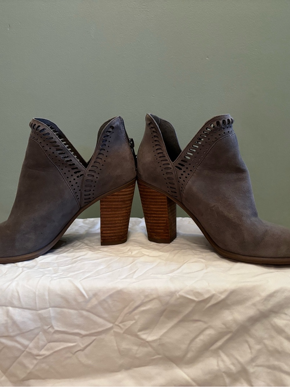 Women's Vince Camuto Suede Cutout Ankle Booties